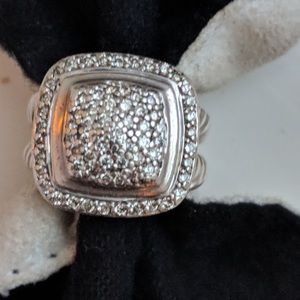 David Yurman 11mm Albion Pave Diamond Ring